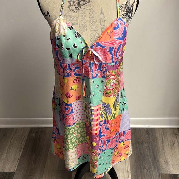 SHEIN Dresses & Skirts - SHEIN Colorful Patchwork Mini Dress